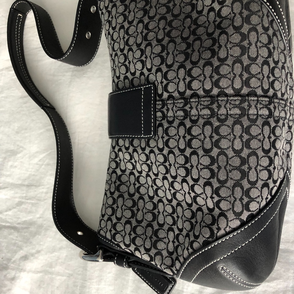 Coach Signature Handbag - Picture 2 of 2